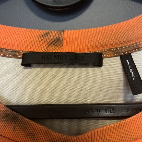 Helmet Lang Colour block tie dye shirt. - Picture 3 of 5